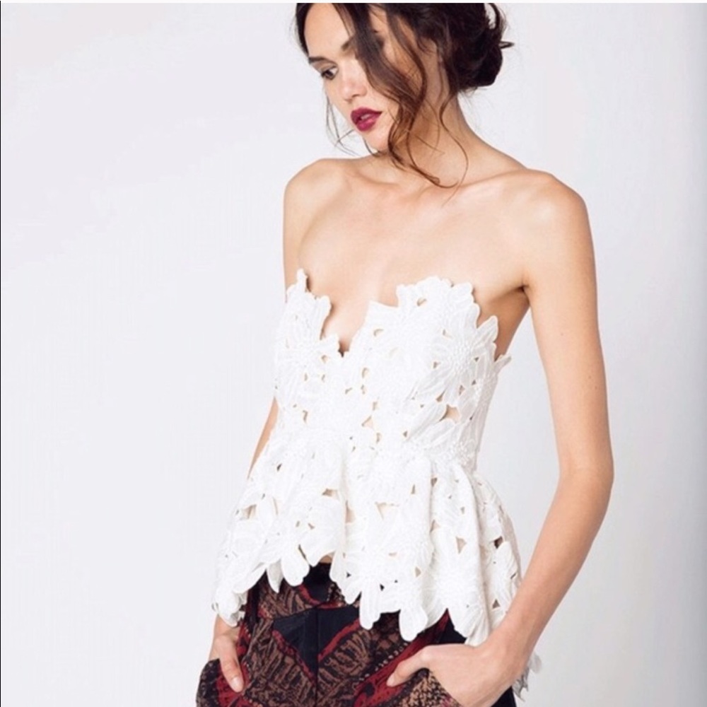 XS/S Stone cold fox Texas floral  tube top